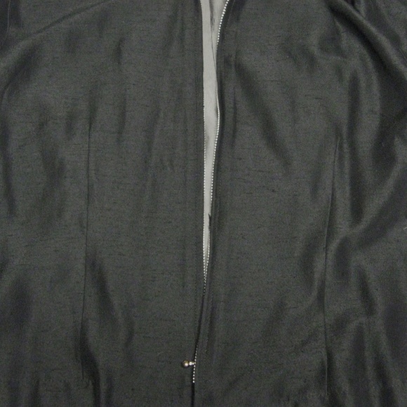 Maren Short Blazer/Jacket-Black Nubby Fabric-Sz 8 - Picture 7 of 7